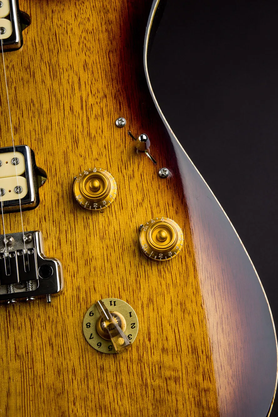 SOLD 2016 Asher S Custom Guitar in a 2-Tone 50's Burst Nitro over Korina , #947