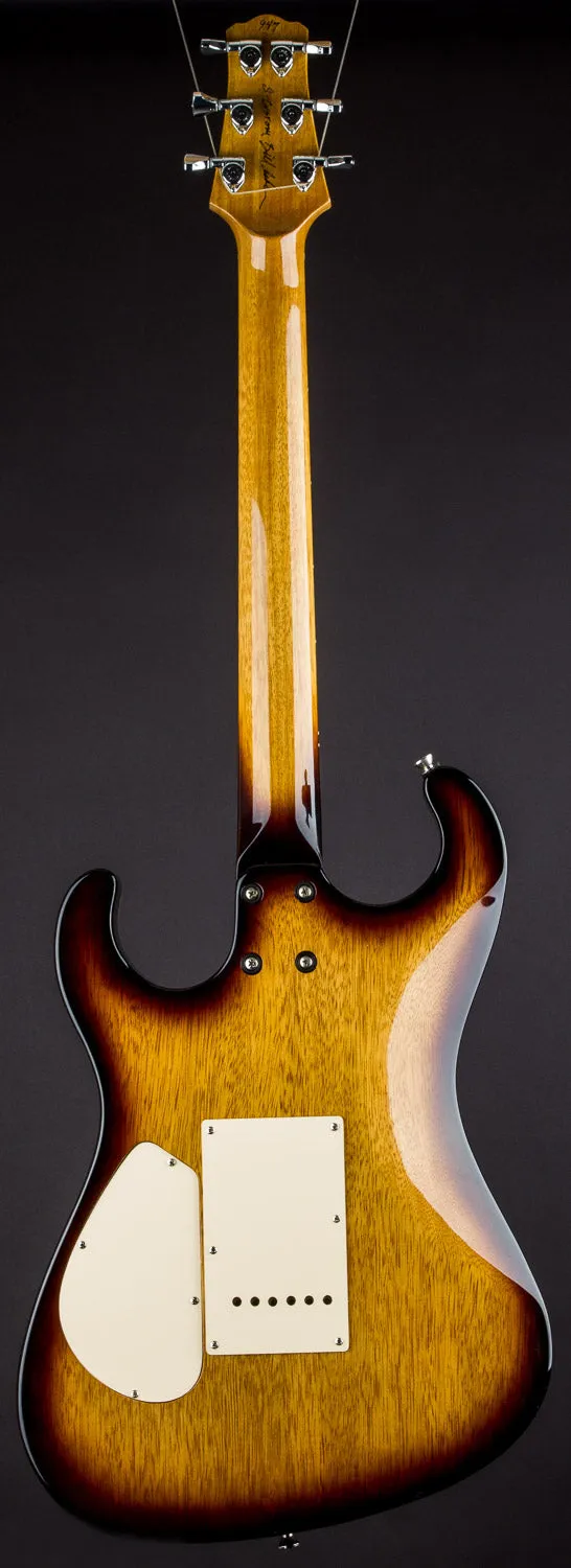 SOLD 2016 Asher S Custom Guitar in a 2-Tone 50's Burst Nitro over Korina , #947