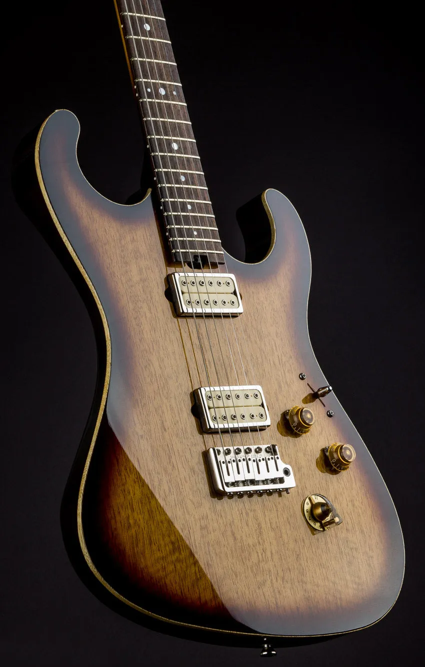 SOLD 2016 Asher S Custom Guitar in a 2-Tone 50's Burst Nitro over Korina , #947