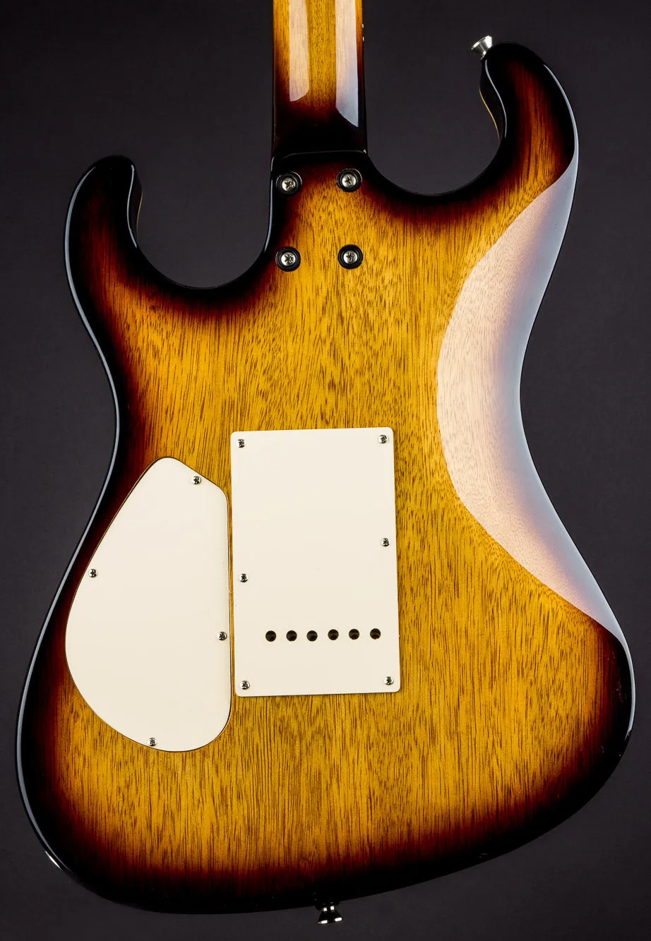 SOLD 2016 Asher S Custom Guitar in a 2-Tone 50's Burst Nitro over Korina , #947