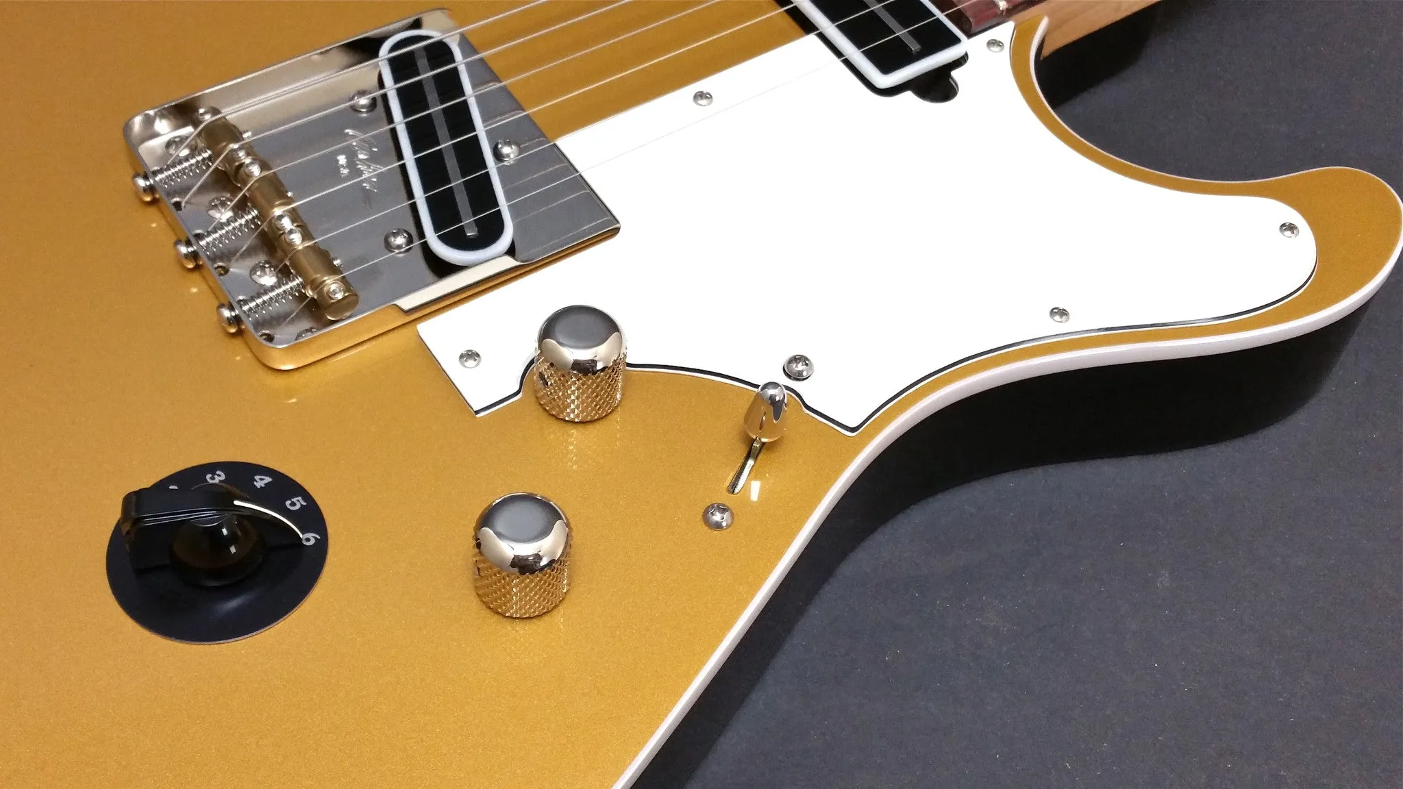 SOLD 2016 Asher T Deluxe Shoreline Gold Top with Veritone Knob, #962
