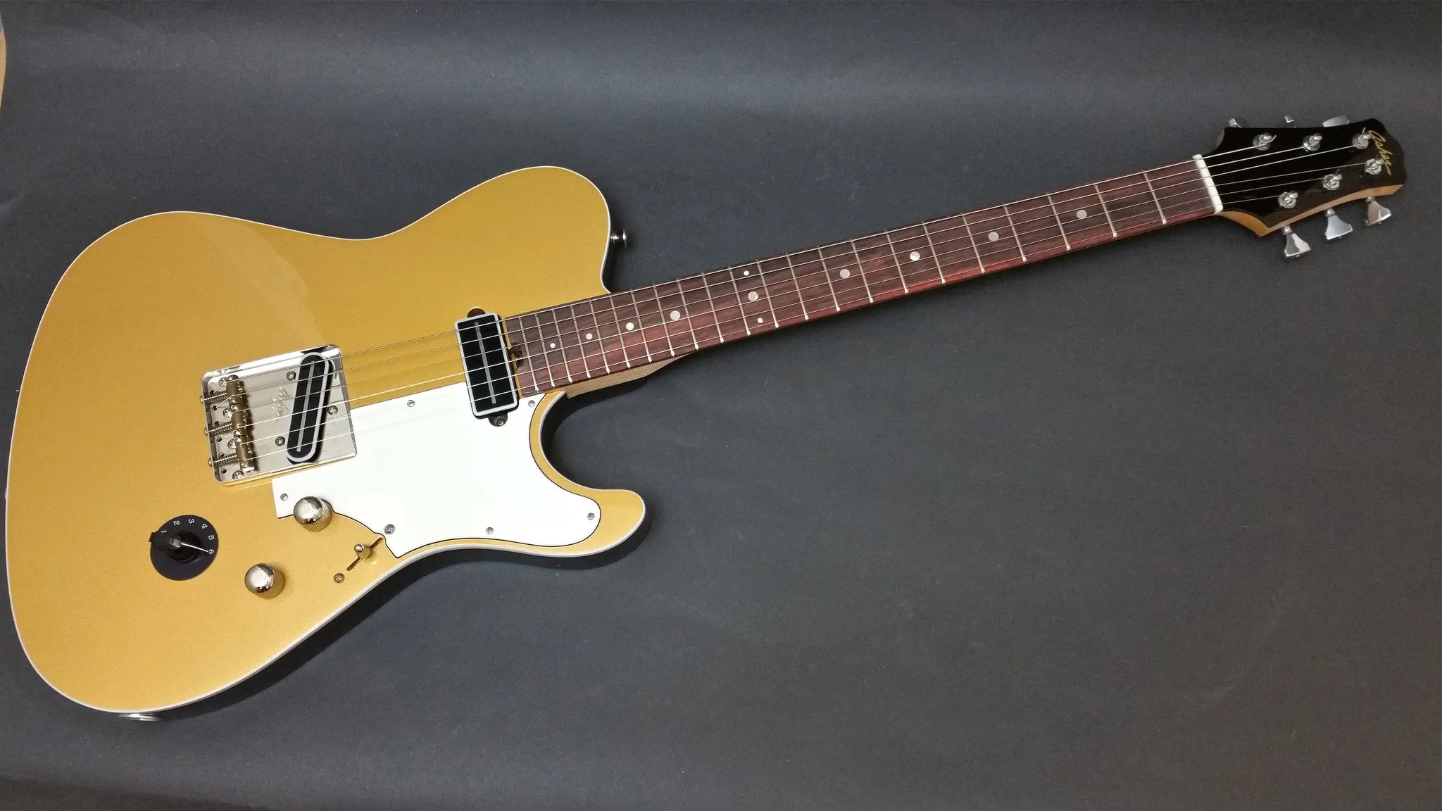SOLD 2016 Asher T Deluxe Shoreline Gold Top with Veritone Knob, #962
