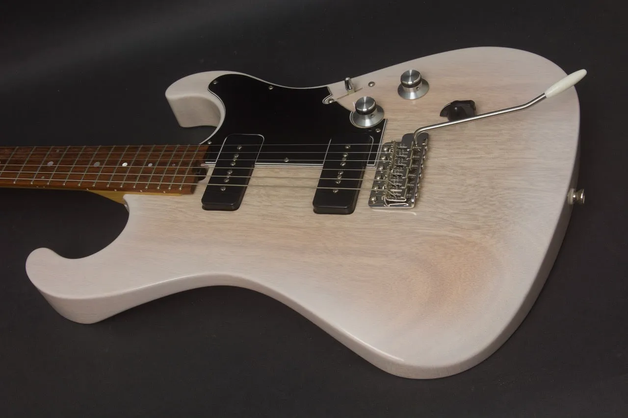SOLD 2018 Asher Marc Ford Signature Model Guitar in Trans Ivory Nitro, #1075