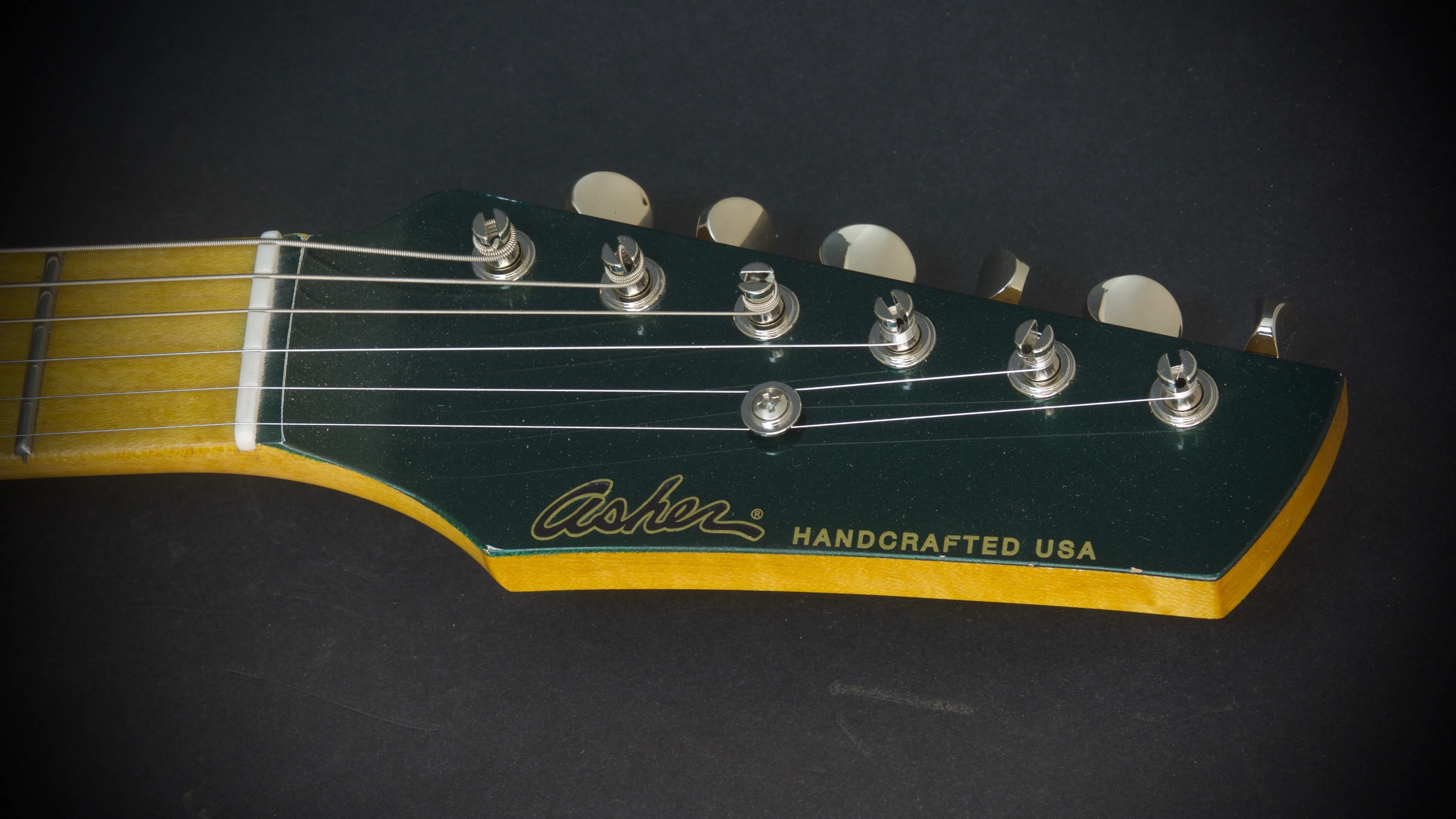 SOLD 2018 NEW "Studio Series" T Deluxe w/ Bigsby, Satin Metallic Derby Green, #1071