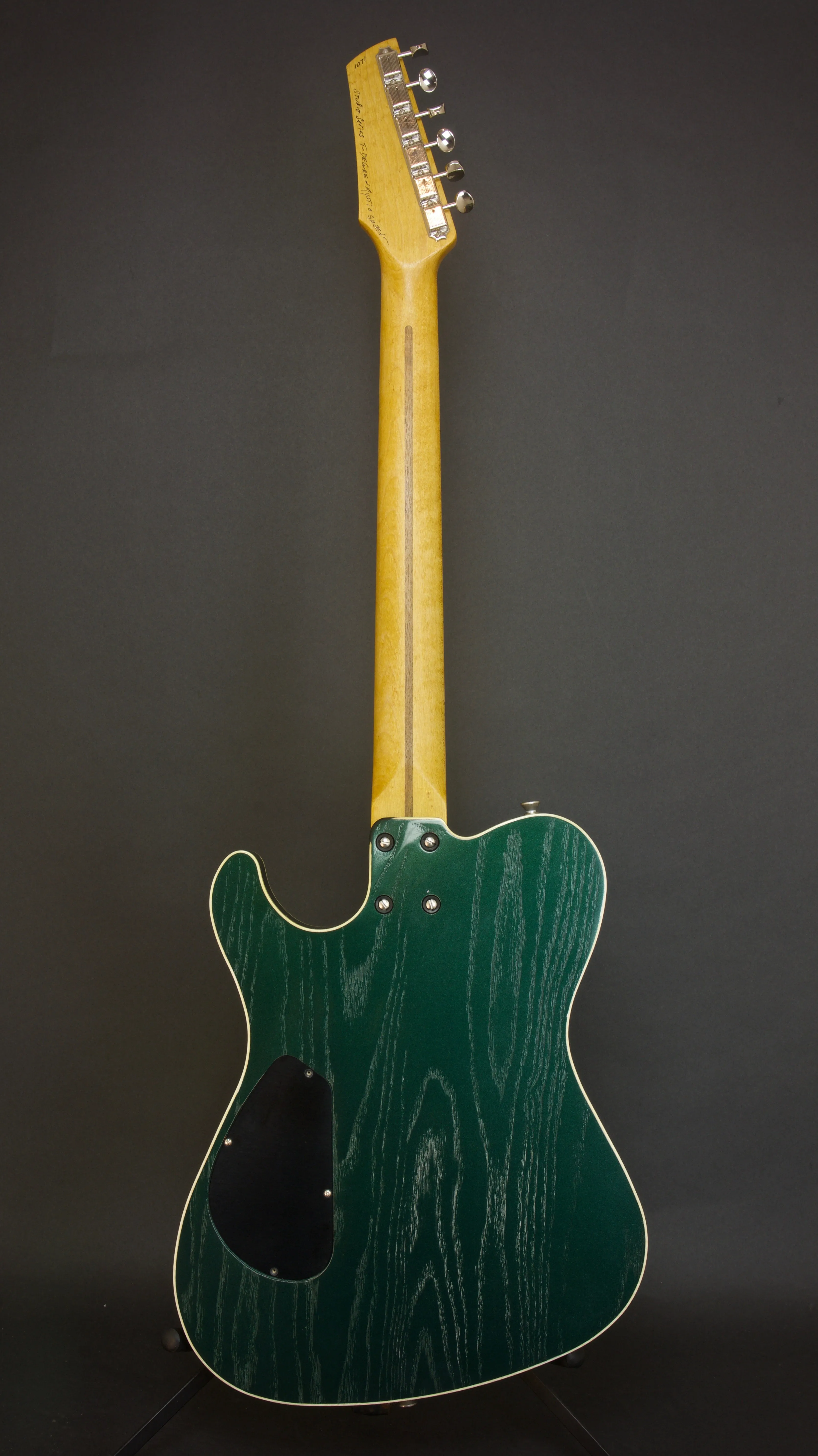 SOLD 2018 NEW "Studio Series" T Deluxe w/ Bigsby, Satin Metallic Derby Green, #1071