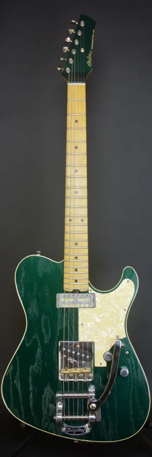 SOLD 2018 NEW "Studio Series" T Deluxe w/ Bigsby, Satin Metallic Derby Green, #1071
