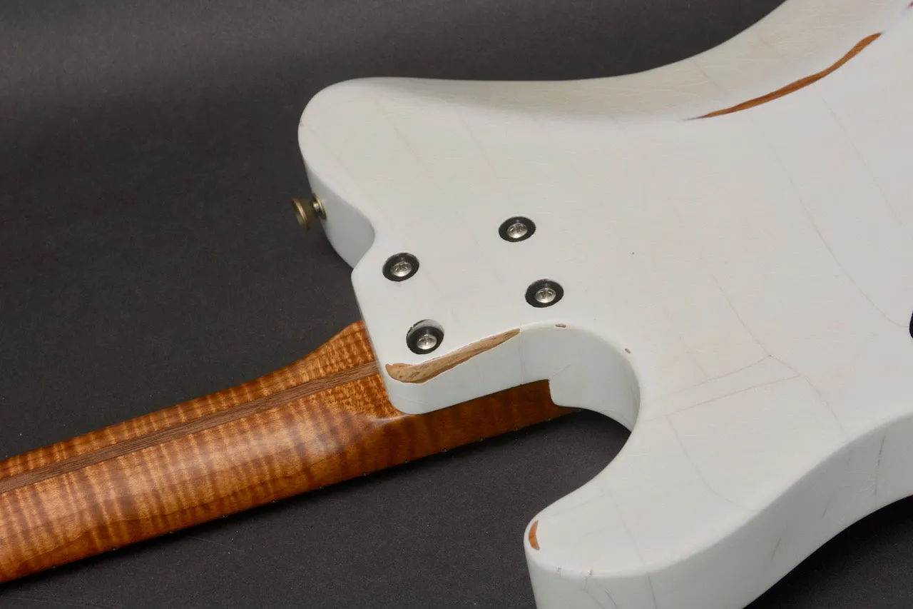SOLD 2018 T Deluxe #1062 Roasted Pine Body and Roasted Maple Neck with Body Contours