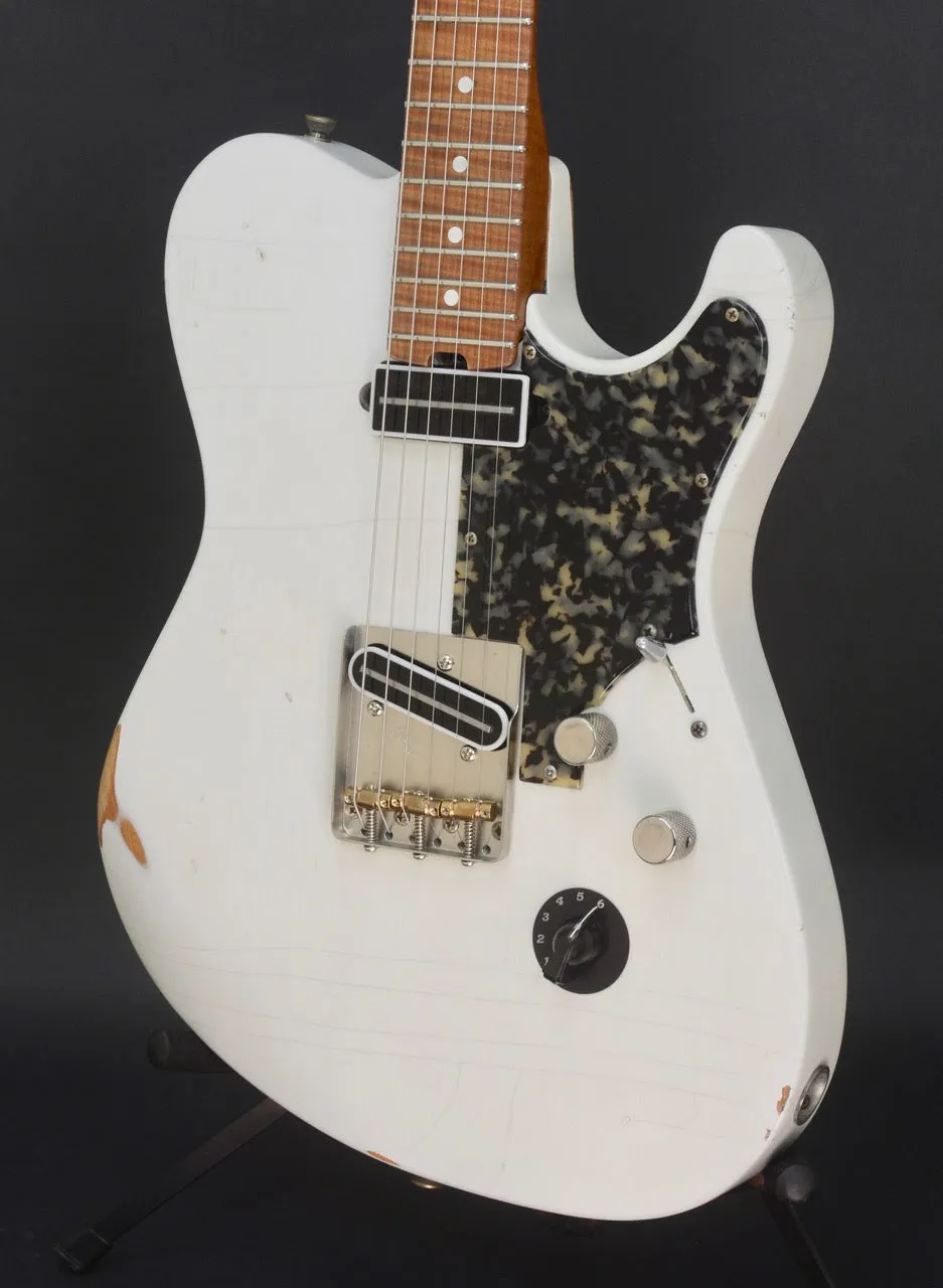 SOLD 2018 T Deluxe #1062 Roasted Pine Body and Roasted Maple Neck with Body Contours