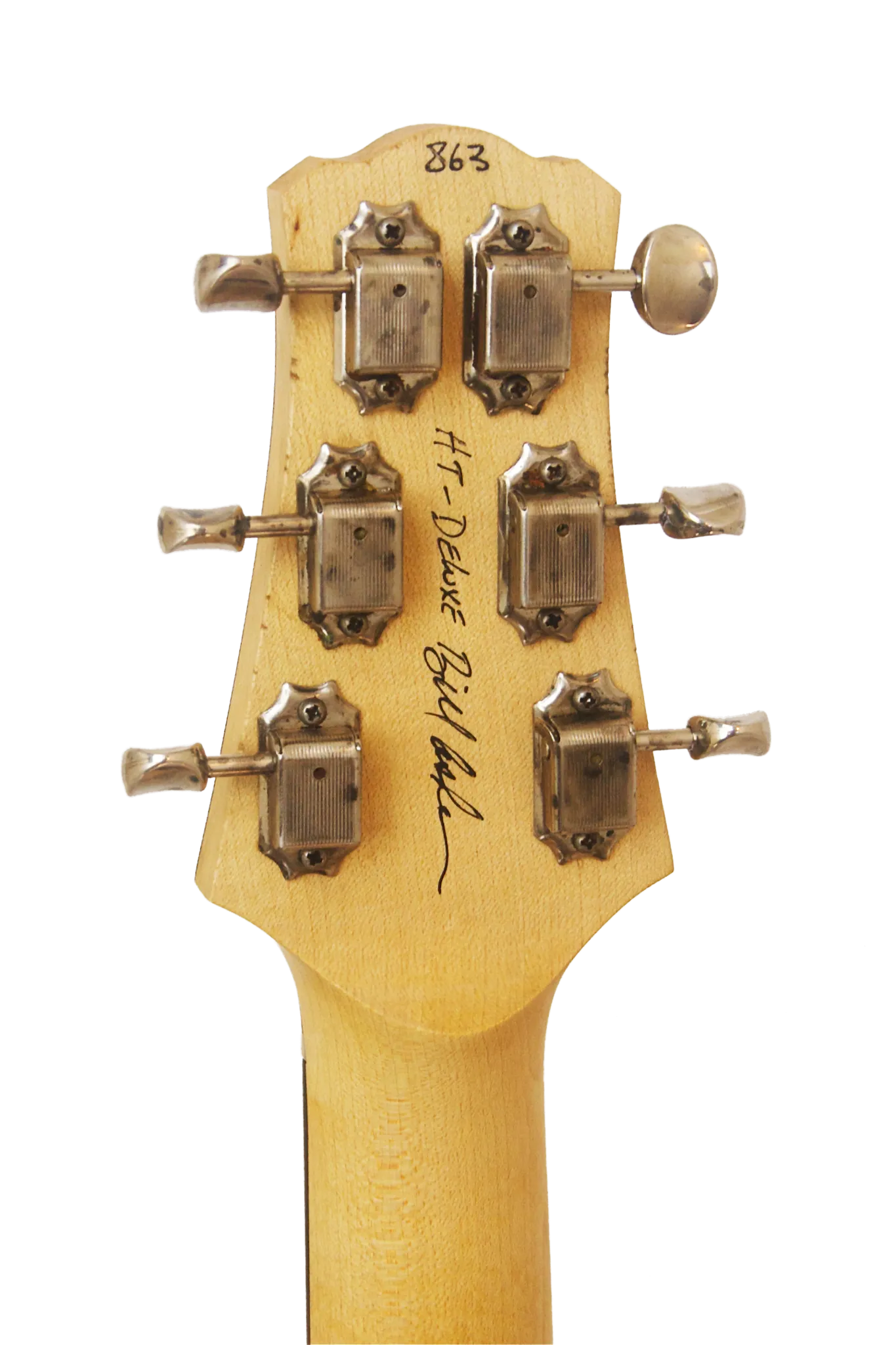 SOLD Asher HT Deluxe #863 in a Light Relic Two-Tone Nitro Burst