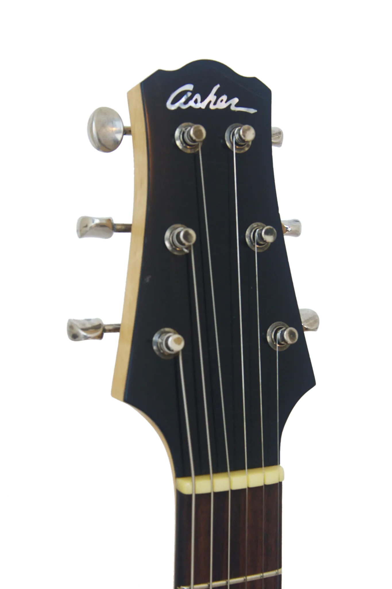 SOLD Asher HT Deluxe #863 in a Light Relic Two-Tone Nitro Burst