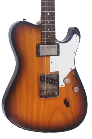 SOLD Asher HT Deluxe #863 in a Light Relic Two-Tone Nitro Burst
