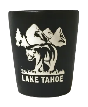 Souvenir Shot Glass Chalkboard, Lake Tahoe