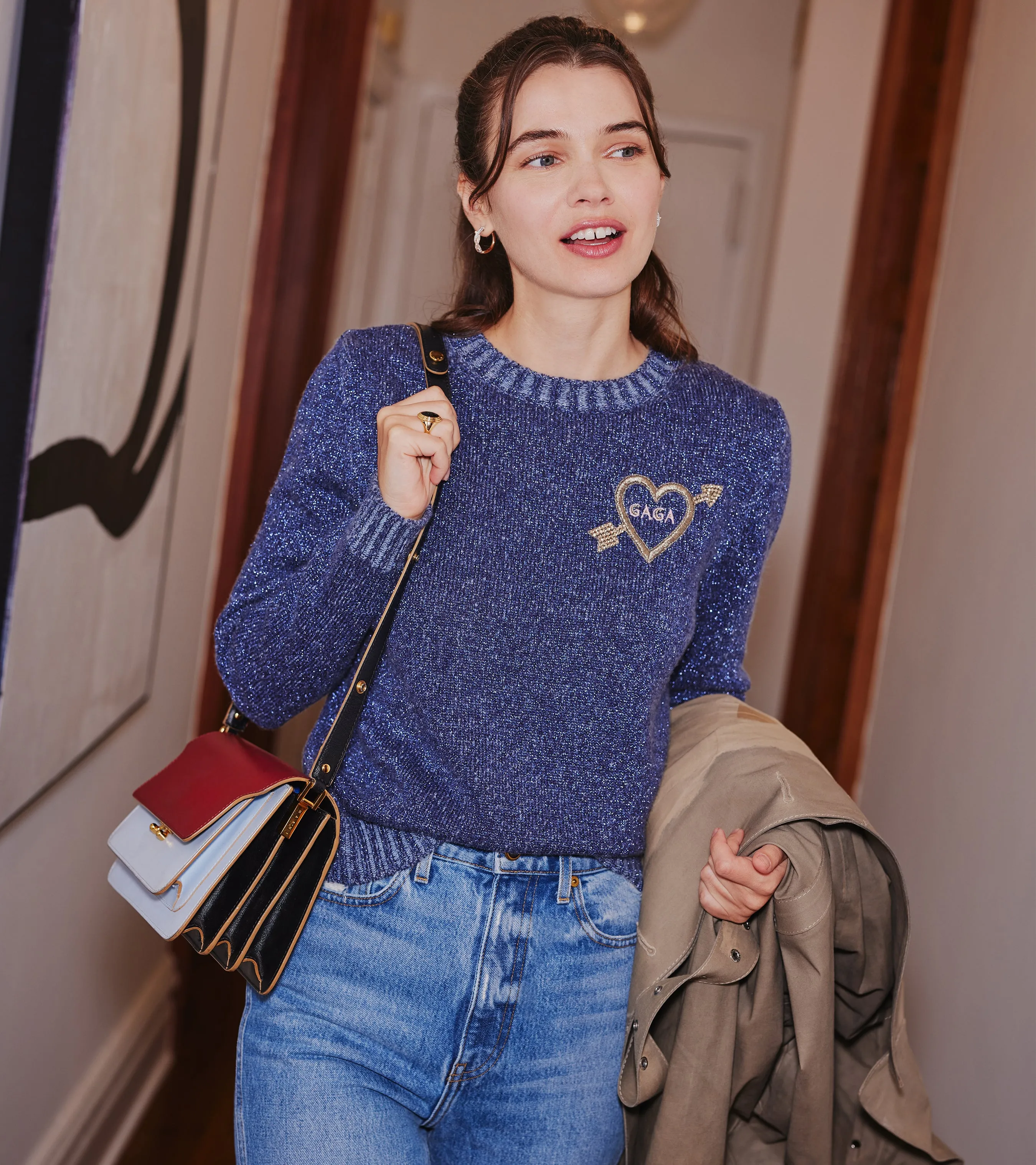 Sparkle Petite Crew