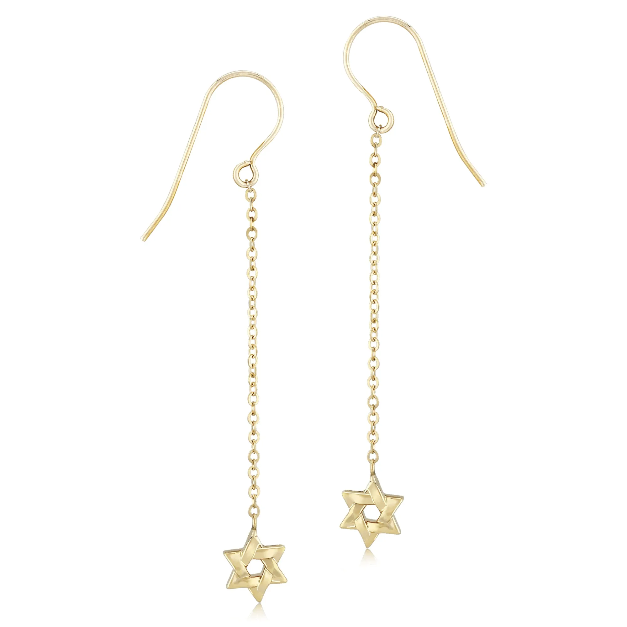 Star of David Dangle Earrings
