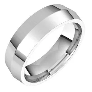 Sterling Silver 6 mm Knife Edge Comfort Fit Band Size 11.5