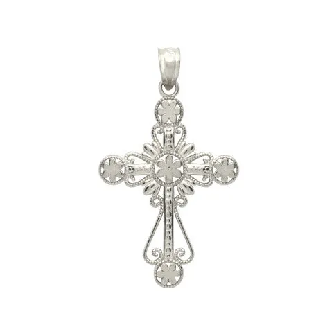 Sterling Silver Antique Cross Pendant