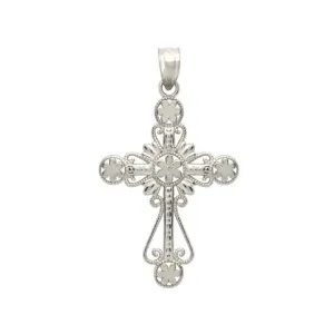 Sterling Silver Antique Cross Pendant