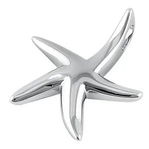 Sterling Silver Big Starfish Pendant