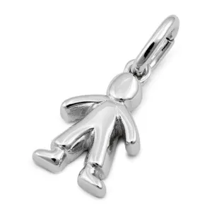 Sterling Silver Boy Pendant