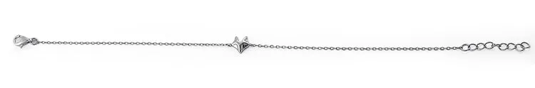 Sterling Silver Fox Bracelet