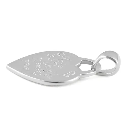 Sterling Silver "Mother Daughter Friends Forever" Pendant