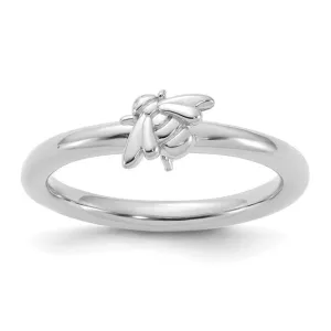 Sterling Silver Stackable Expressions Bee Ring