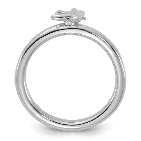Sterling Silver Stackable Expressions Bee Ring