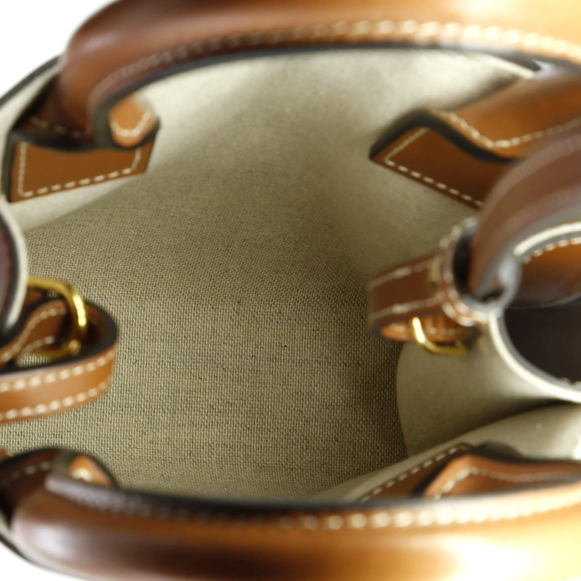 Sulky Vertical Cabas Tote Canvas with Leather Mini