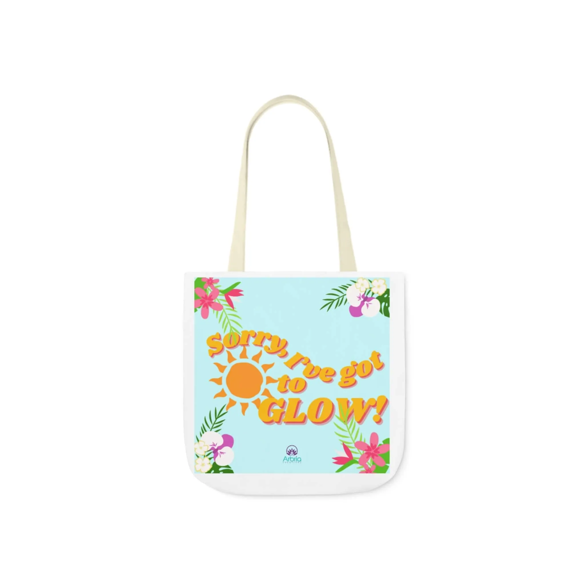 Sunkiss Blue Canvas Tote Bag