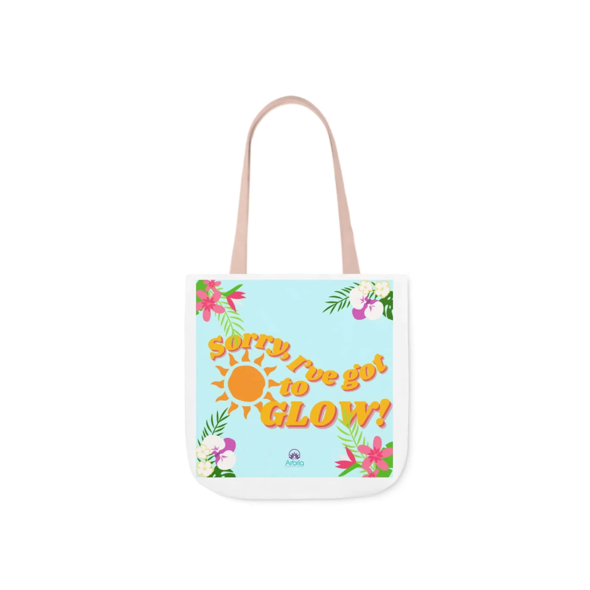 Sunkiss Blue Canvas Tote Bag