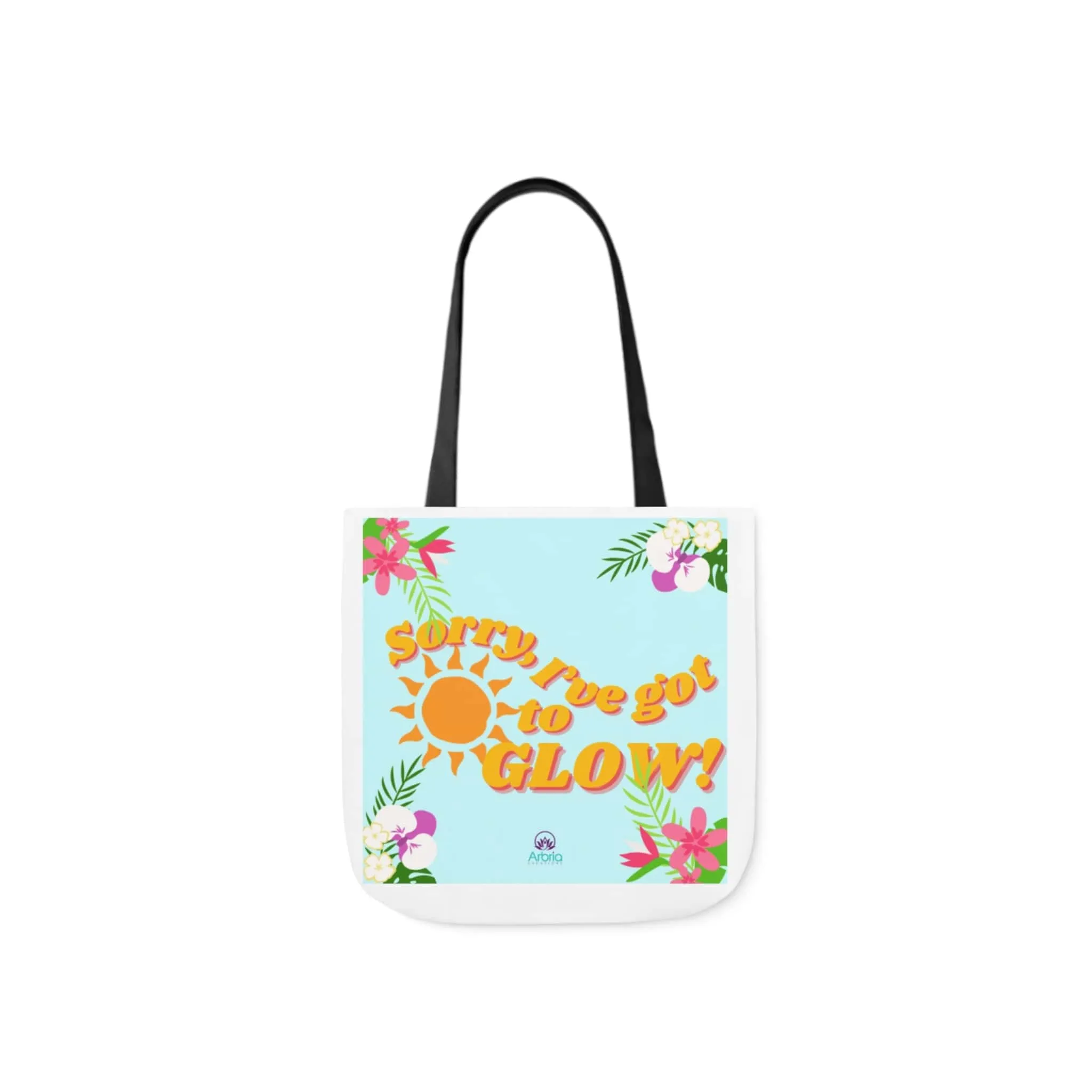 Sunkiss Blue Canvas Tote Bag