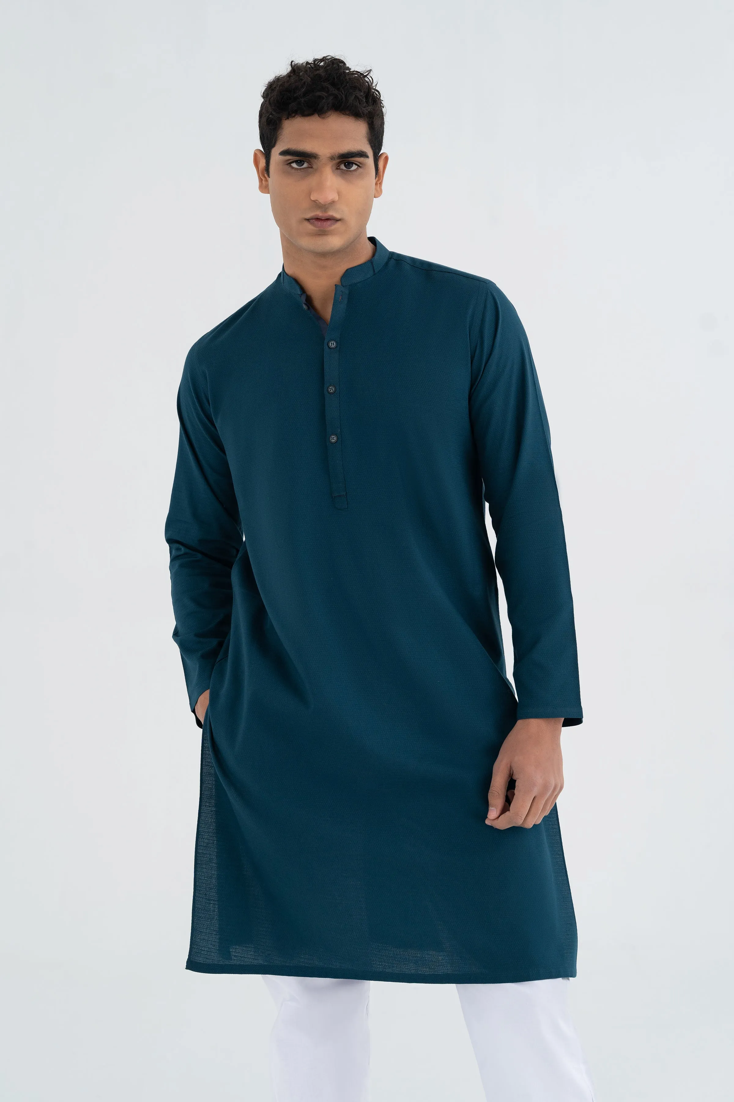 Teal Traditional Kurta
