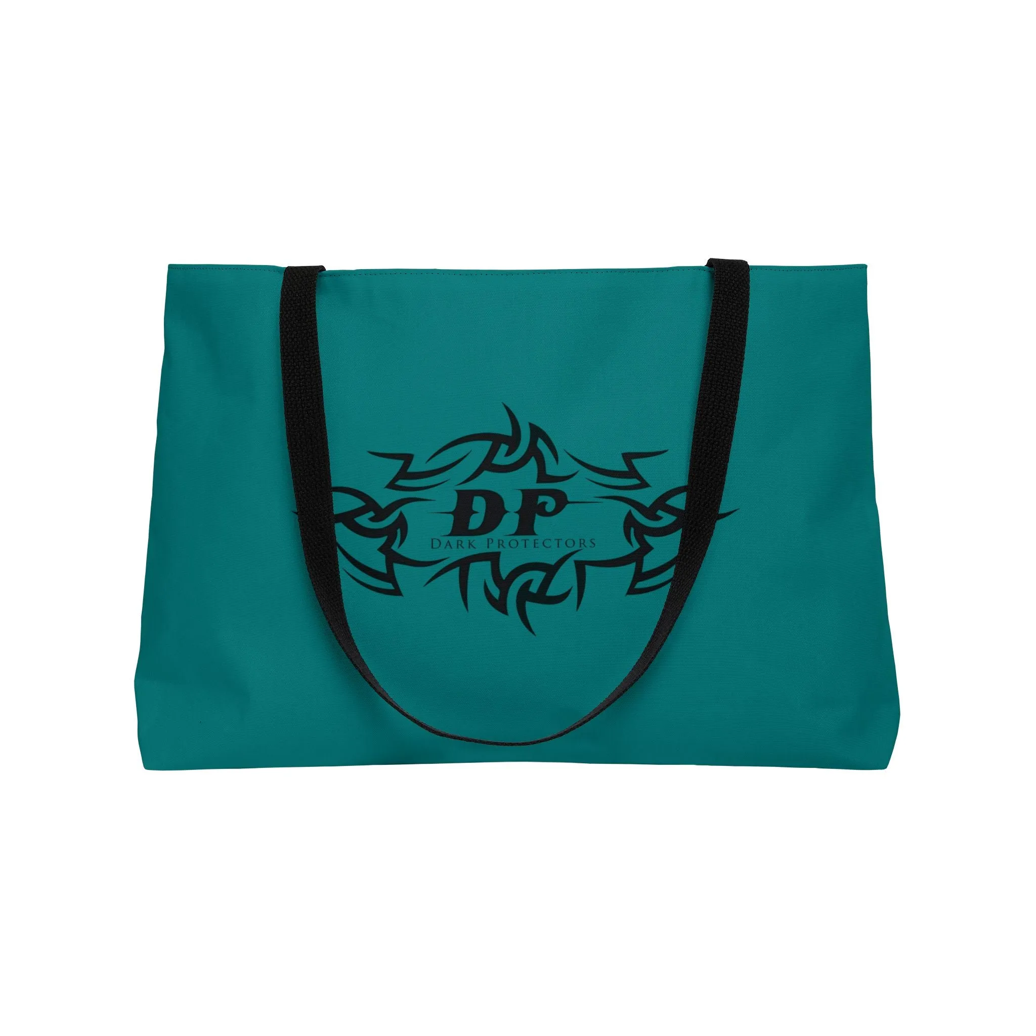 Teal Weekender Tote Bag - Dark Protectors Logo