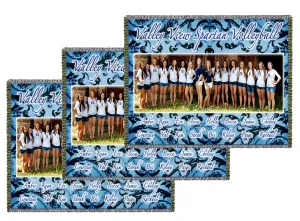 Team Woven Photo Blankets - Volume Discounts