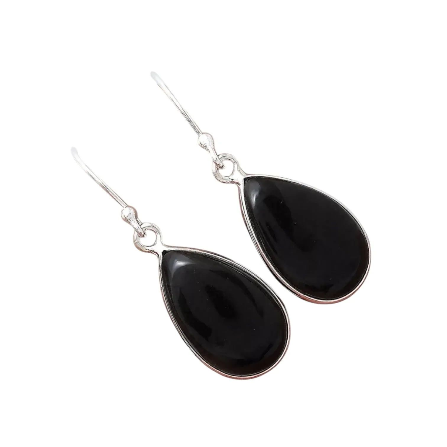 Tektite Solid 925 Sterling Silver Earrings