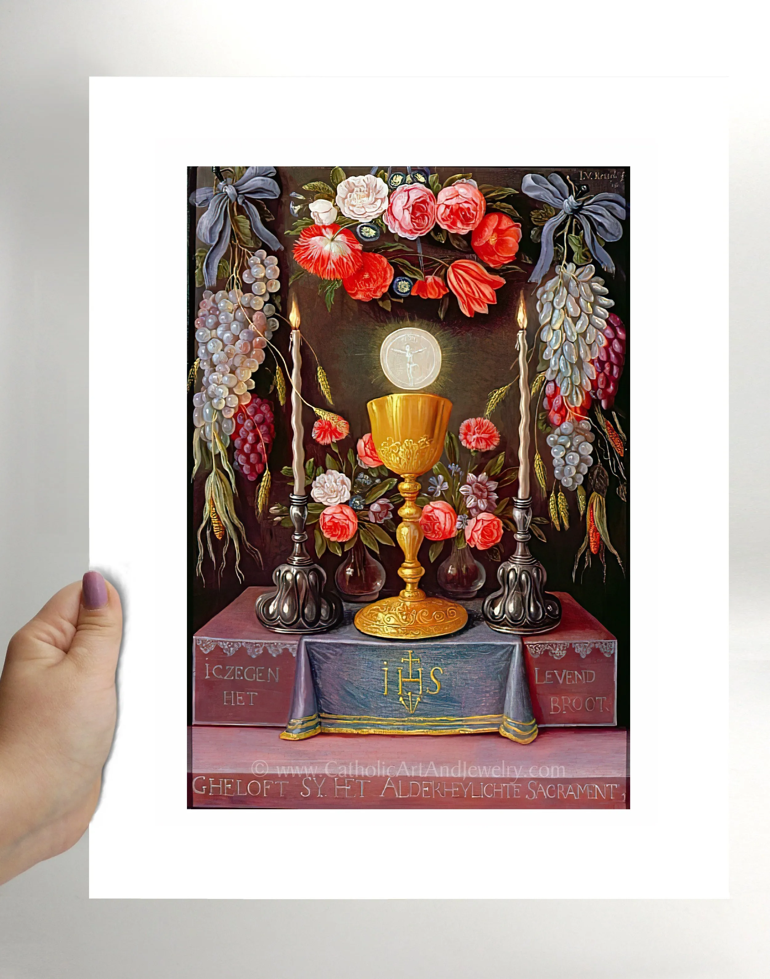 The Eucharist – Jan van Kessel – Catholic Art Print – Archival Quality