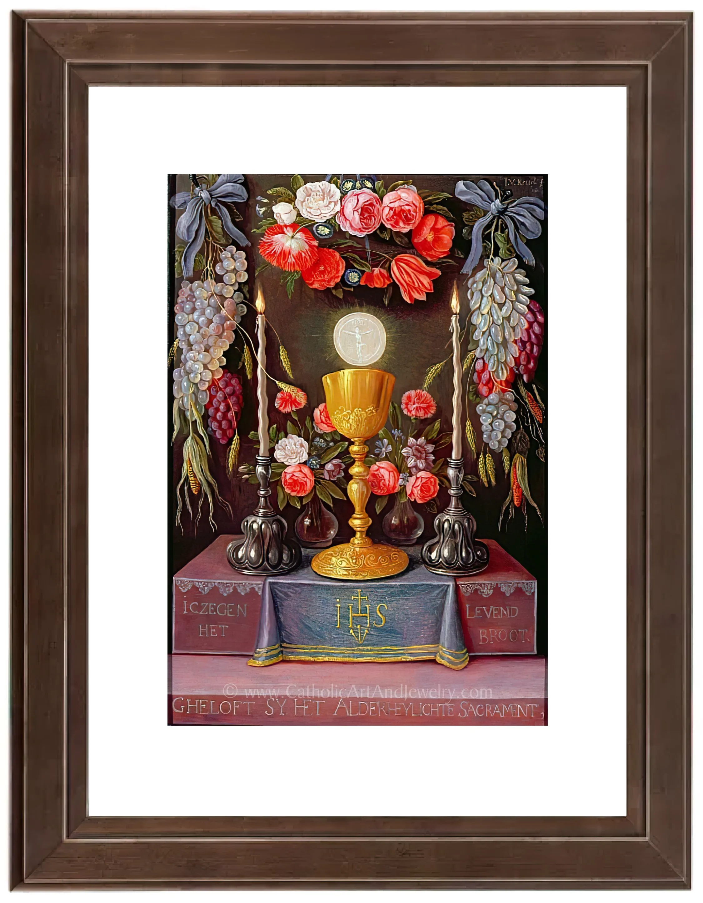 The Eucharist – Jan van Kessel – Catholic Art Print – Archival Quality