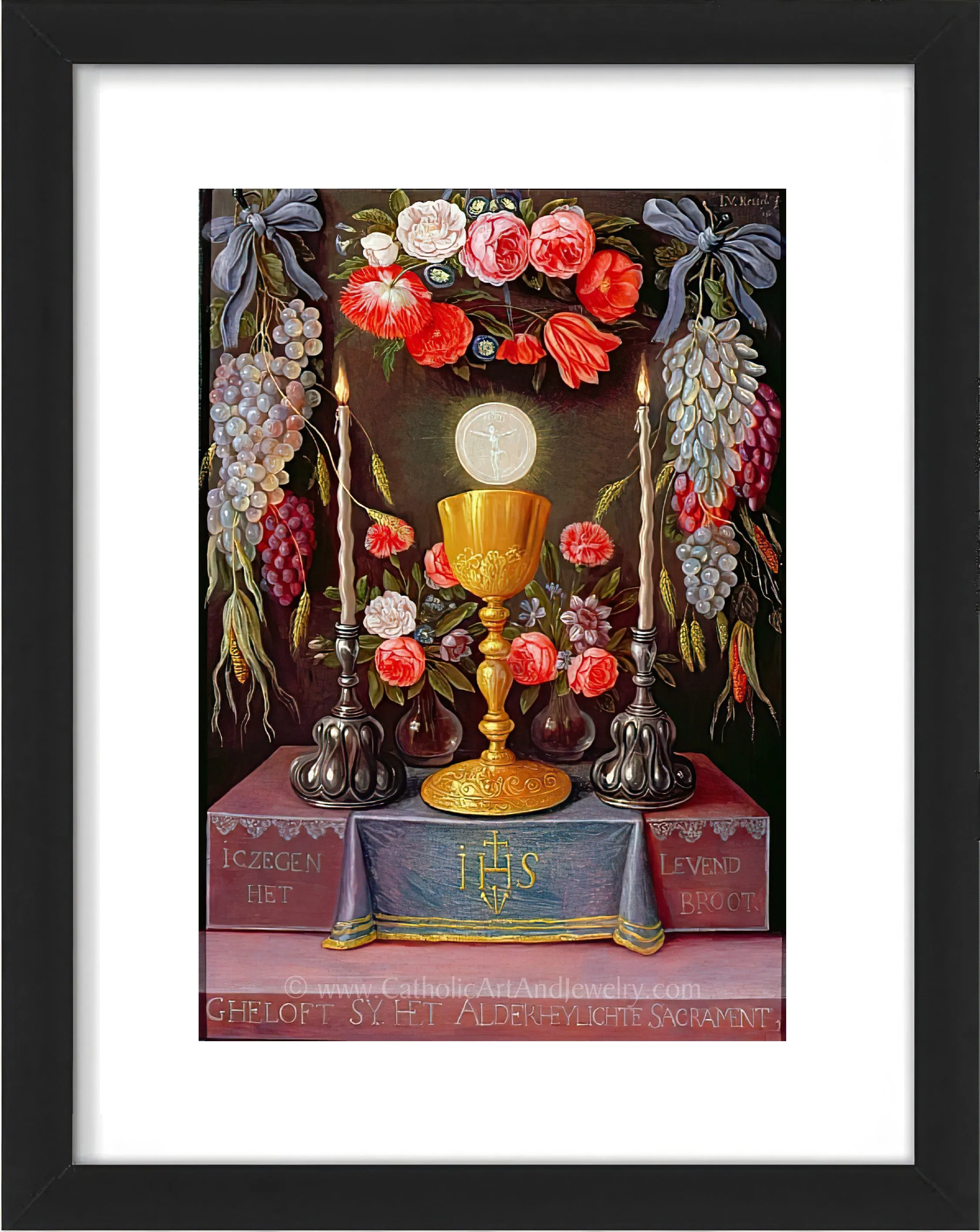 The Eucharist – Jan van Kessel – Catholic Art Print – Archival Quality