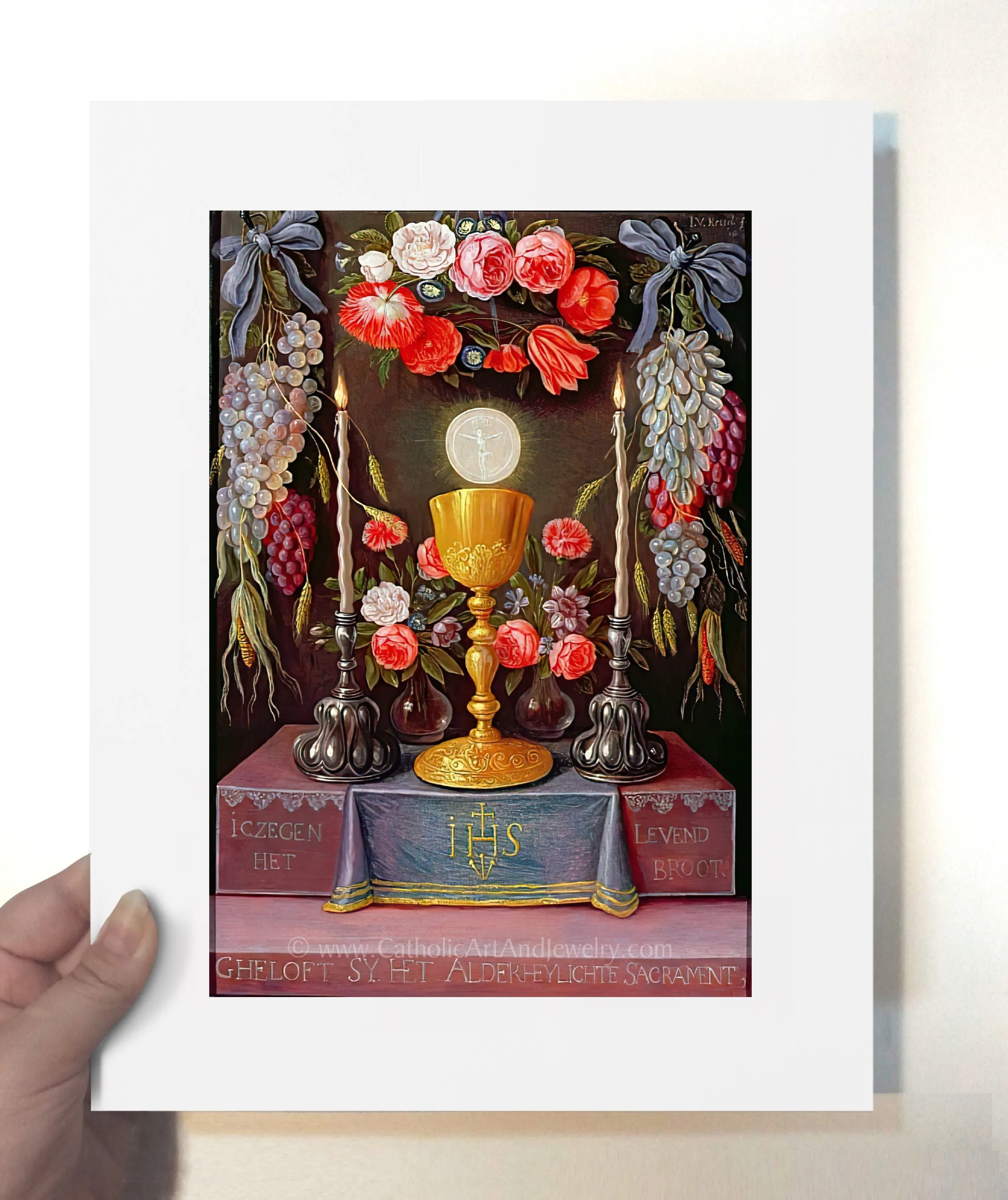 The Eucharist – Jan van Kessel – Catholic Art Print – Archival Quality