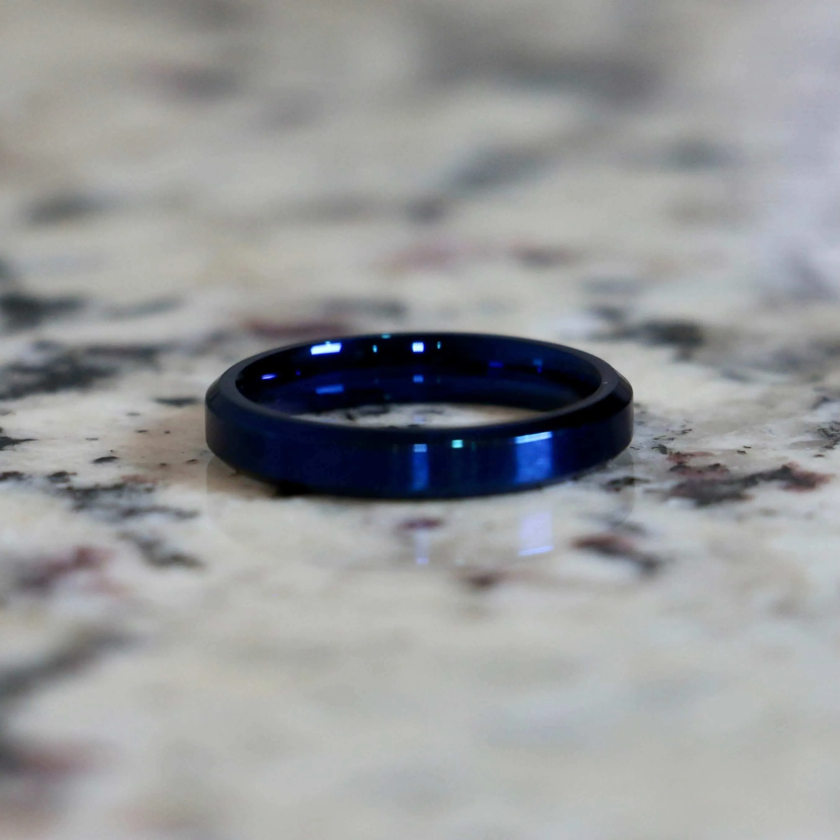 The Slim Basic | Blue Wedding Ring