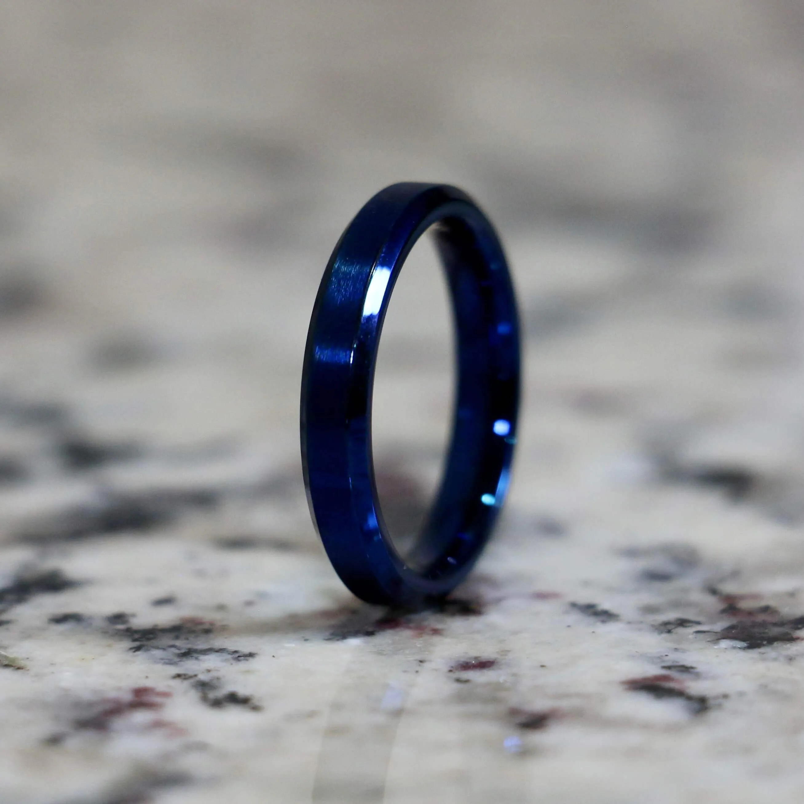The Slim Basic | Blue Wedding Ring