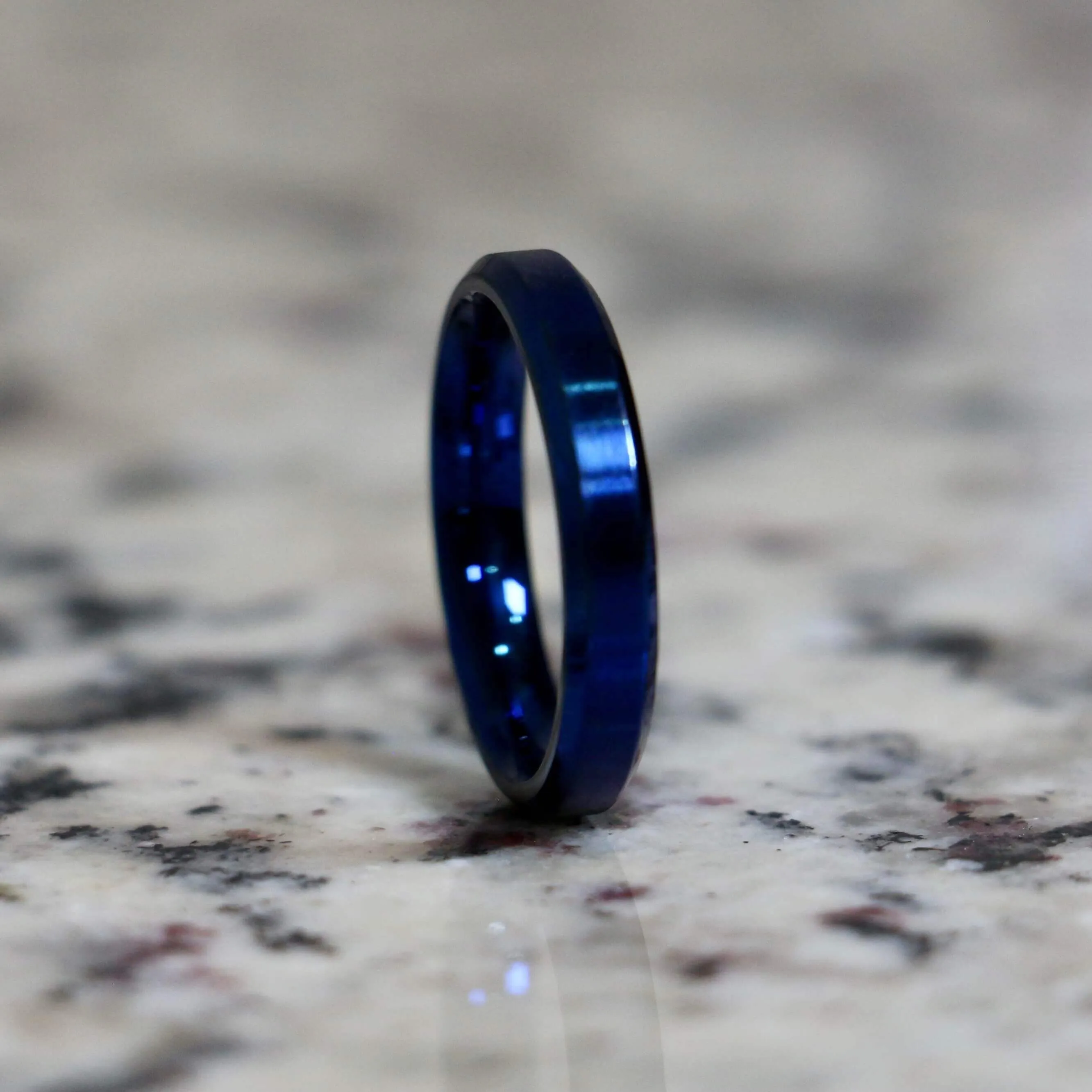 The Slim Basic | Blue Wedding Ring