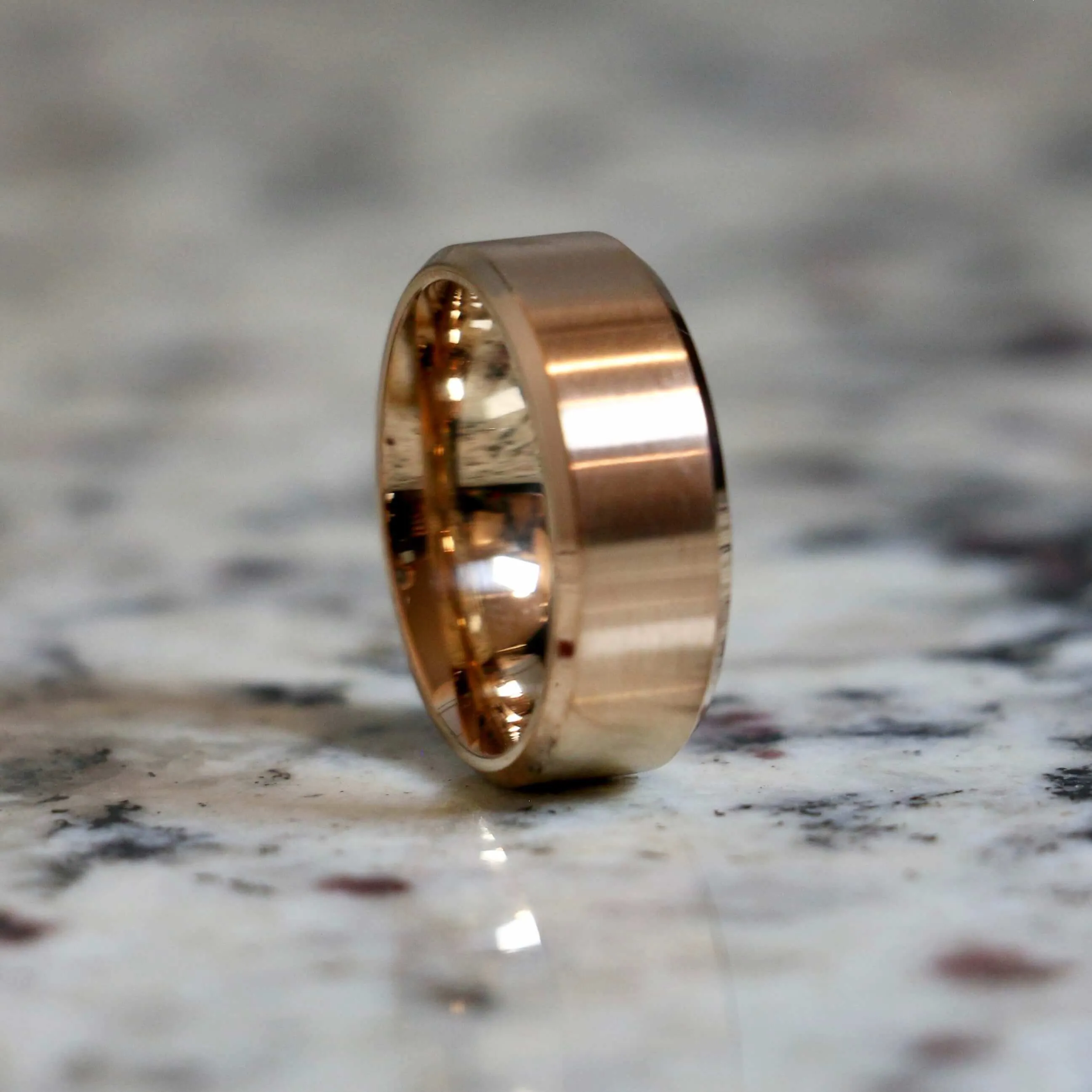 The Traditional | Rose Gold Wedding Band for Him