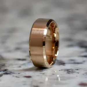 The Traditional | Rose Gold Wedding Band for Him