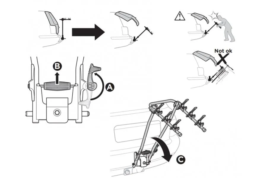 Thule Portabicicletas HangOn 972 | 3B