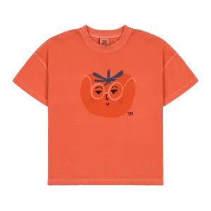 Tomato Pigment Tee in Orange by Jelly Mallow