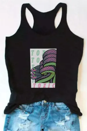 Toxic Black Tank Top