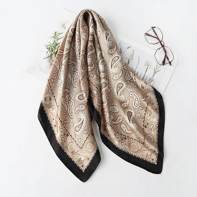 Tuch Schwarz Gold