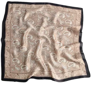 Tuch Schwarz Gold