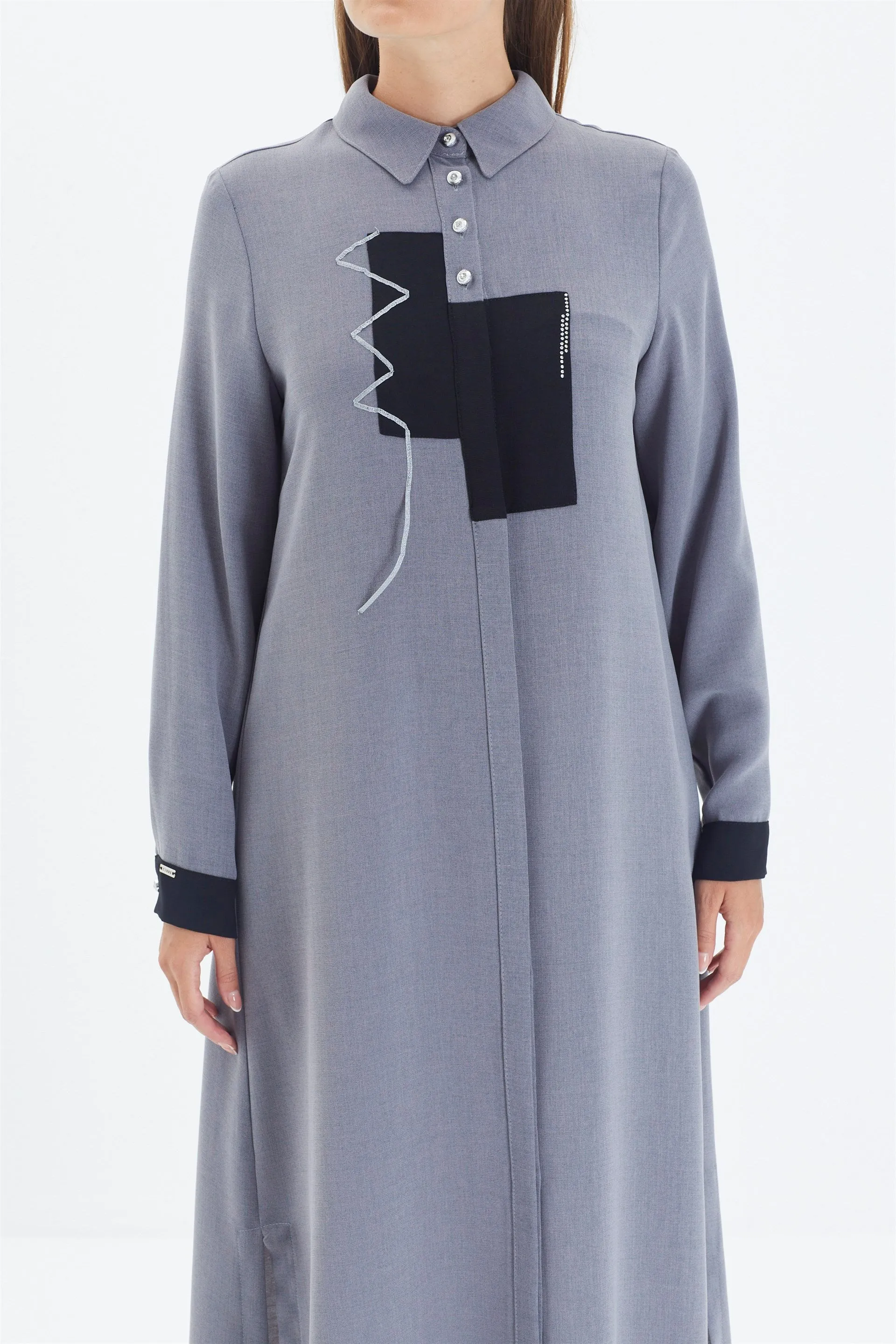 Tuniek wear & go Zuhre premium | Grijs